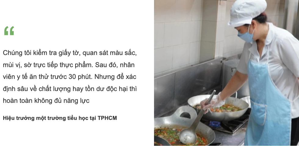 Kiểm tra suất ăn học đường chỉ nhìn, ngửi, sờ: Làm sao biết thịt bẩn? - 4