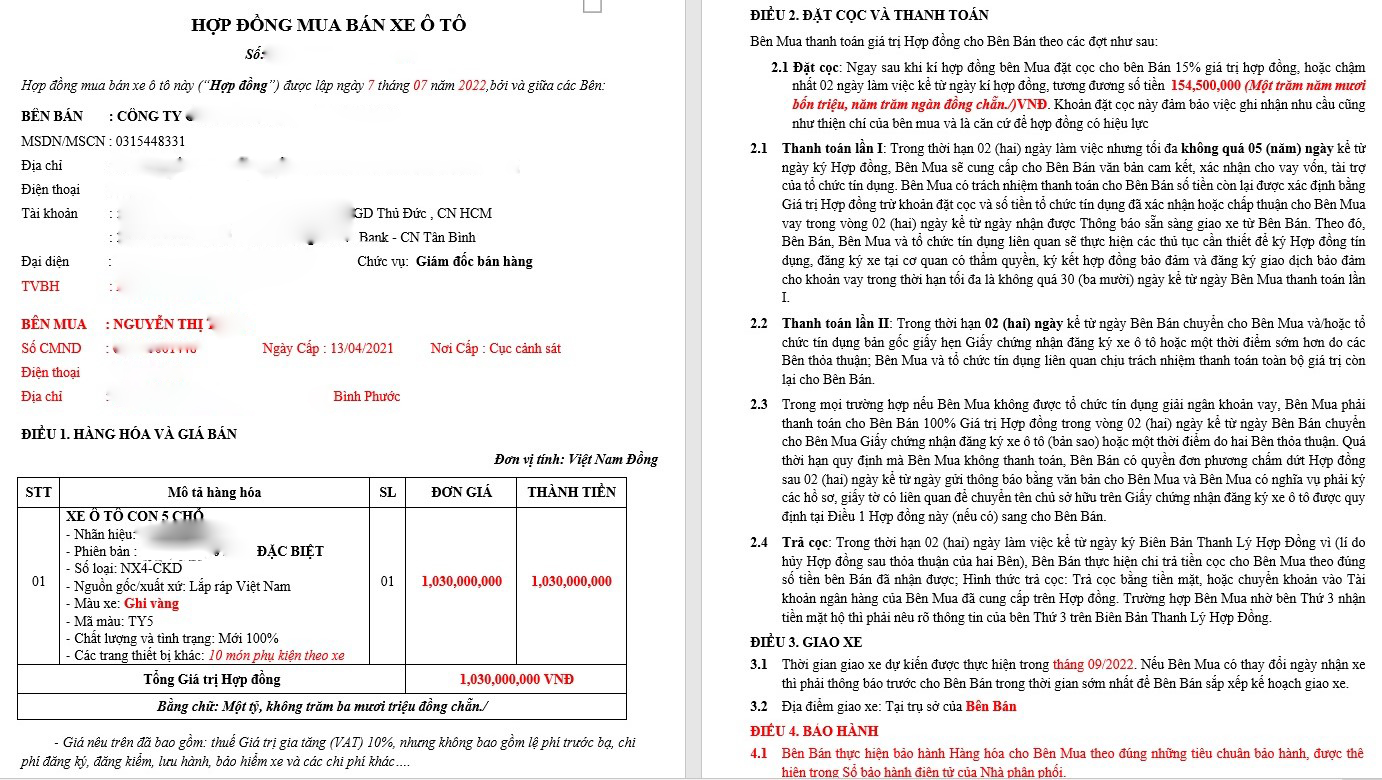 Làm thế nào để tránh ‘sập bẫy’ khi đặt cọc mua ô tô? - Ảnh 1.