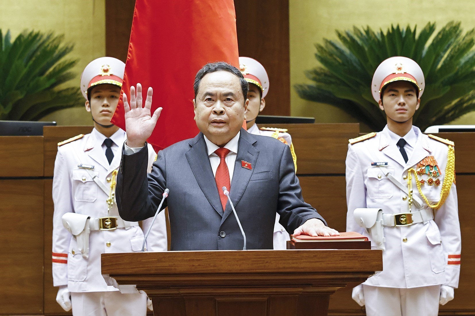 Lãnh đạo Nghị viện Lào, Trung Quốc, Campuchia chúc mừng Chủ tịch Quốc hội Trần Thanh Mẫn - Ảnh 1. Chủ tịch Quốc hội - Ảnh 1.