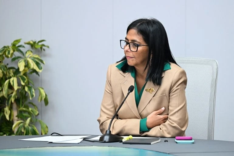 Mỹ dỡ bỏ trừng phạt đối với Tổng thống lâm thời Venezuela Delcy Rodríguez.jpg