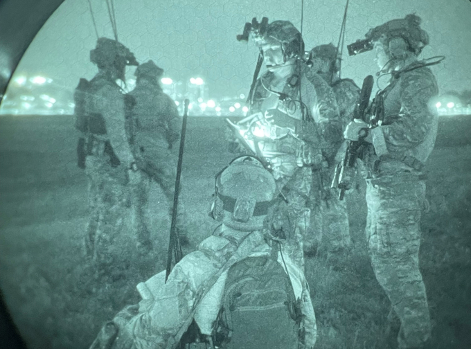 Một đơn vị STS của Mỹ huấn luyện tại Hàn Quốc hồi năm 2021. Ảnh: USAF