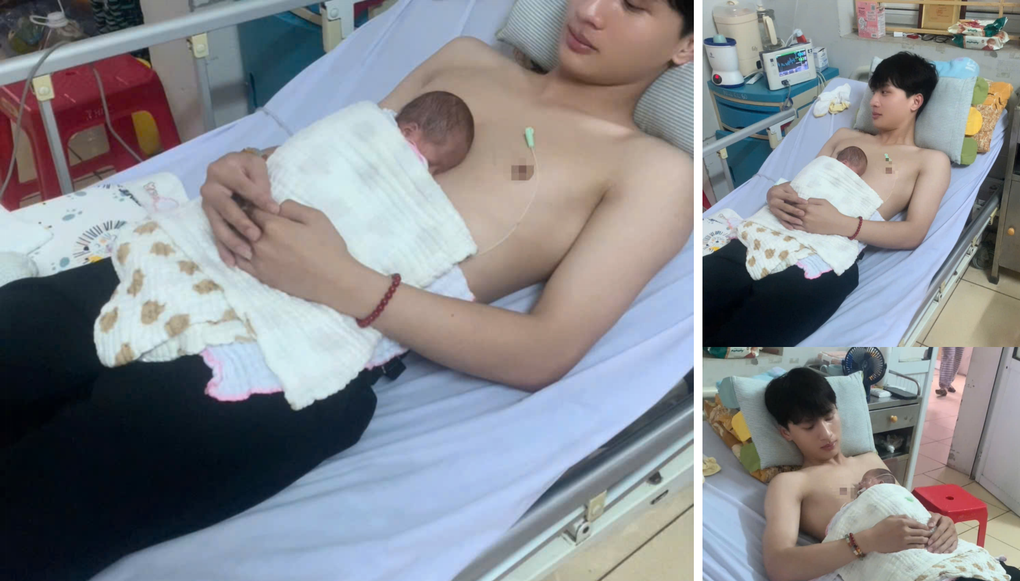 Nam sinh điển trai học giỏi gây sốt khi tình nguyện ấp bé sơ sinh 1,1kg - 1