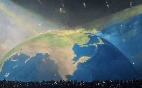 Ngỡ ngàng trước siêu concert mang Trái Đất lên sân khấu, nam nghệ sĩ bị ghét nhất thế giới nhưng ai cũng nể vì quá tài năng- Ảnh 1.