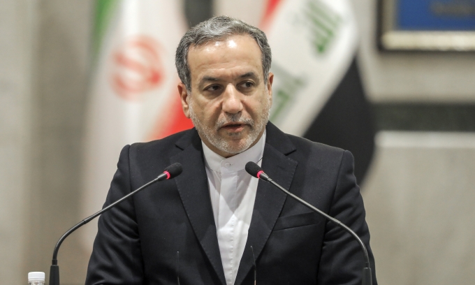 Ngoại trưởng Iran Abbas Araghchi tại Baghdad, Iraq, tháng 10/2024. Ảnh: AP