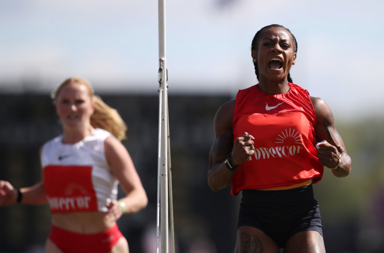 Ngôi sao tốc độ Mỹ lập kỳ tích dù xuất phát cuối 1 Ngoi sao toc do My lap ky tich du