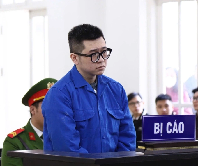 Bị cáo Đặng Chí Thành tại phiên sơ thẩm. Ảnh: Danh Lam