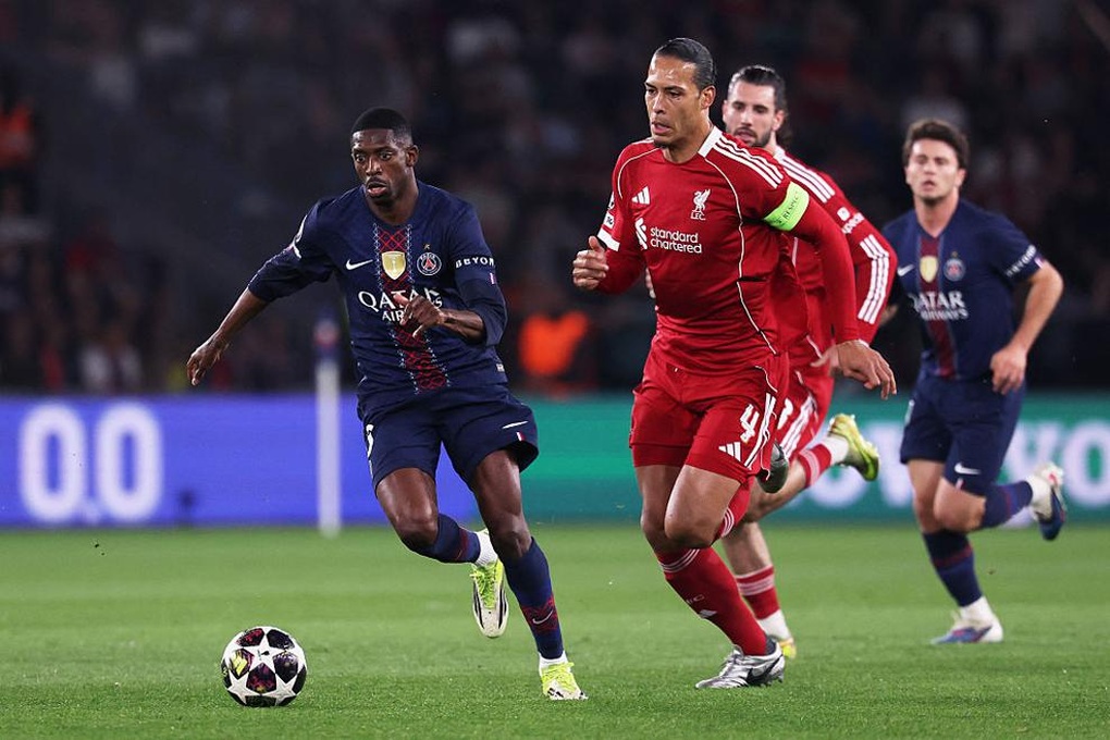 PSG áp đảo Liverpool, đặt một chân vào bán kết Champions League - 1