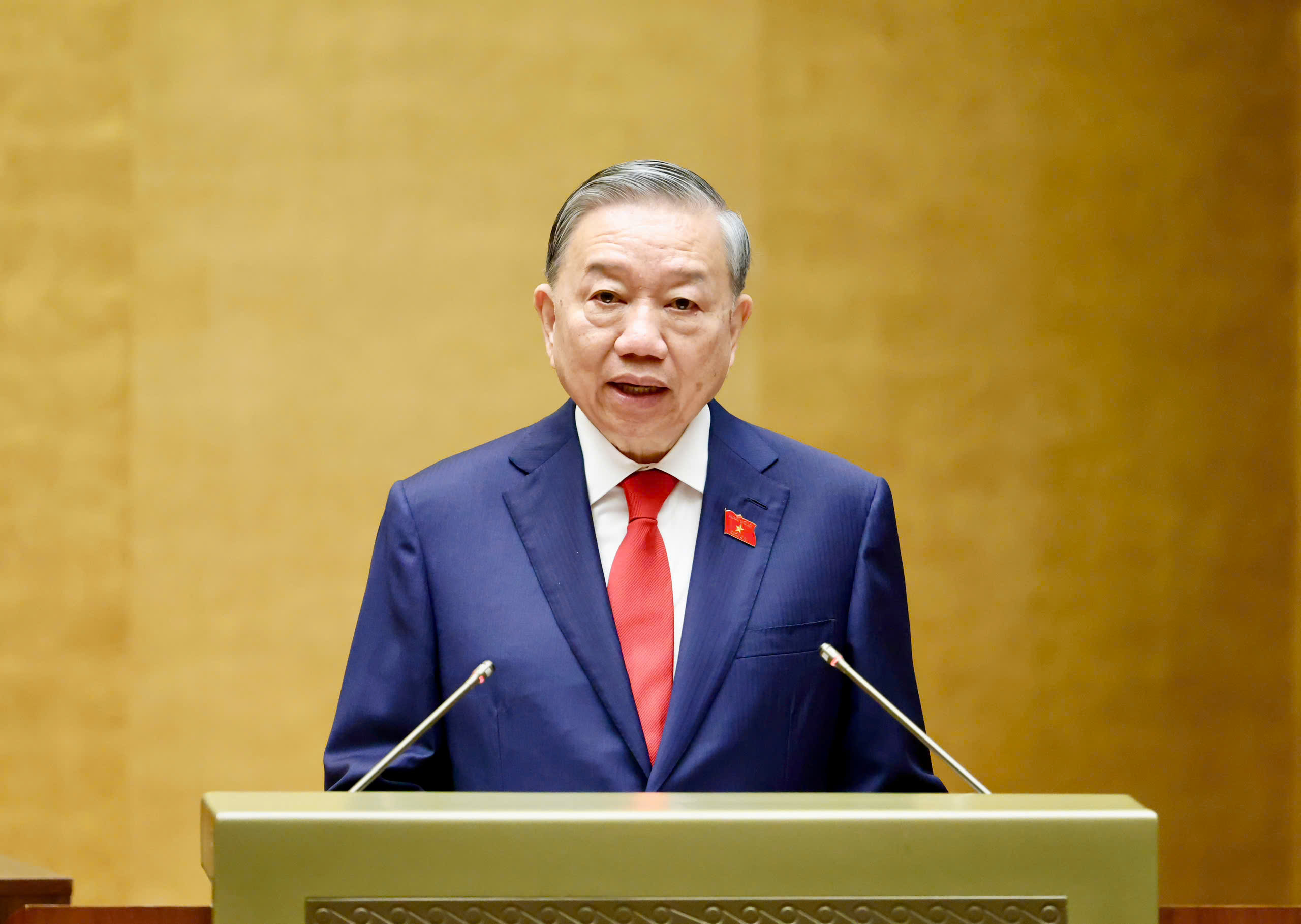 Phát biểu nhậm chức của Tổng Bí thư, Chủ tịch nước Tô Lâm 1 Phát biểu nhậm chức của Tổng Bí thư, Chủ tịch nước Tô Lâm - Ảnh 1.