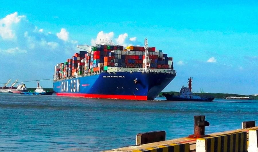 Cụm cảng Cái Mép - Thị Vải trở thành trung tâm logistics. Ảnh: K.LY cang-cai-mep.jpg