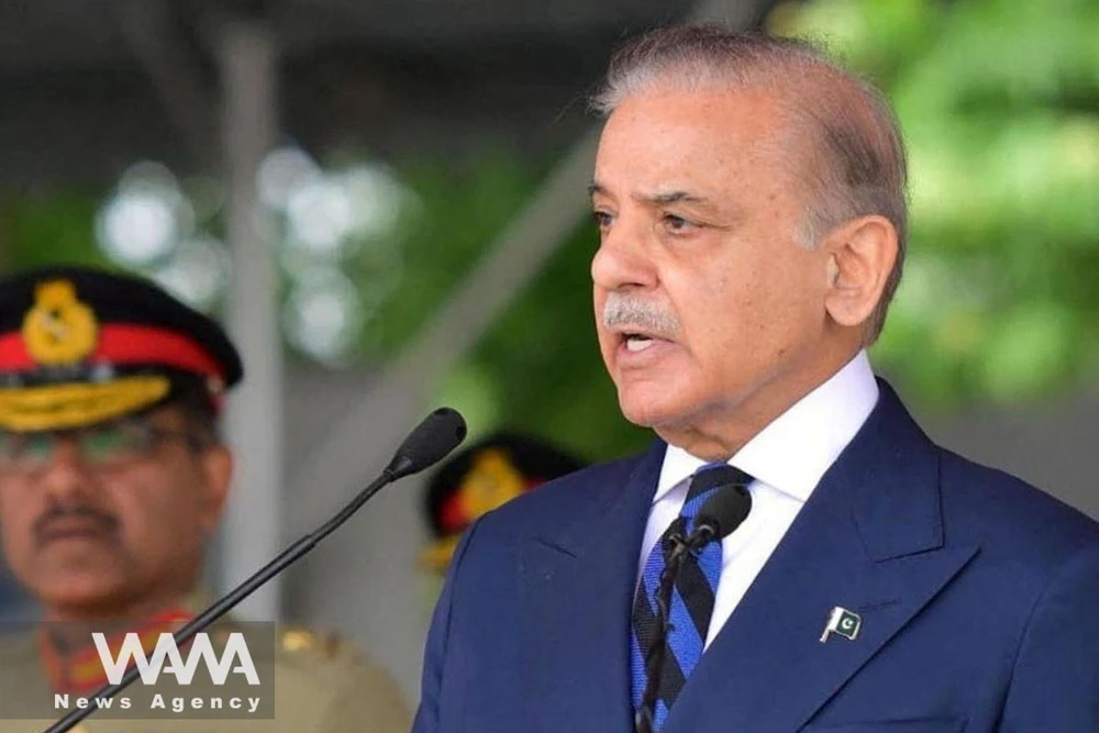 Thủ tướng Pakistan - ông Shehbaz Sharif. Ảnh: WANA uốc tế lên tiếng việc Mỹ-Iran ngừng bắn 2 tuần.jpg