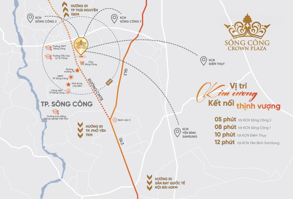 Sức hút của bất động sản Sông Công - 1