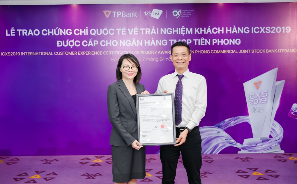 TPBank đạt chuẩn quốc tế ICXS2019 về trải nghiệm khách hàng - 1