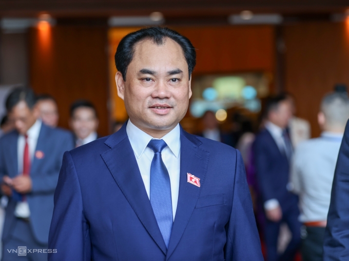 Bộ trưởng Nông nghiệp và Môi trường Trịnh Việt Hùng. Ảnh: Giang Huy