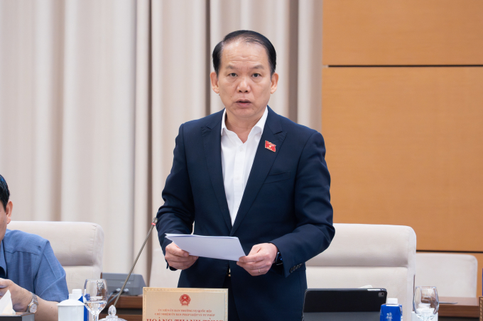 Bộ trưởng Tư pháp Hoàng Thanh Tùng. Ảnh: Hoàng Phong