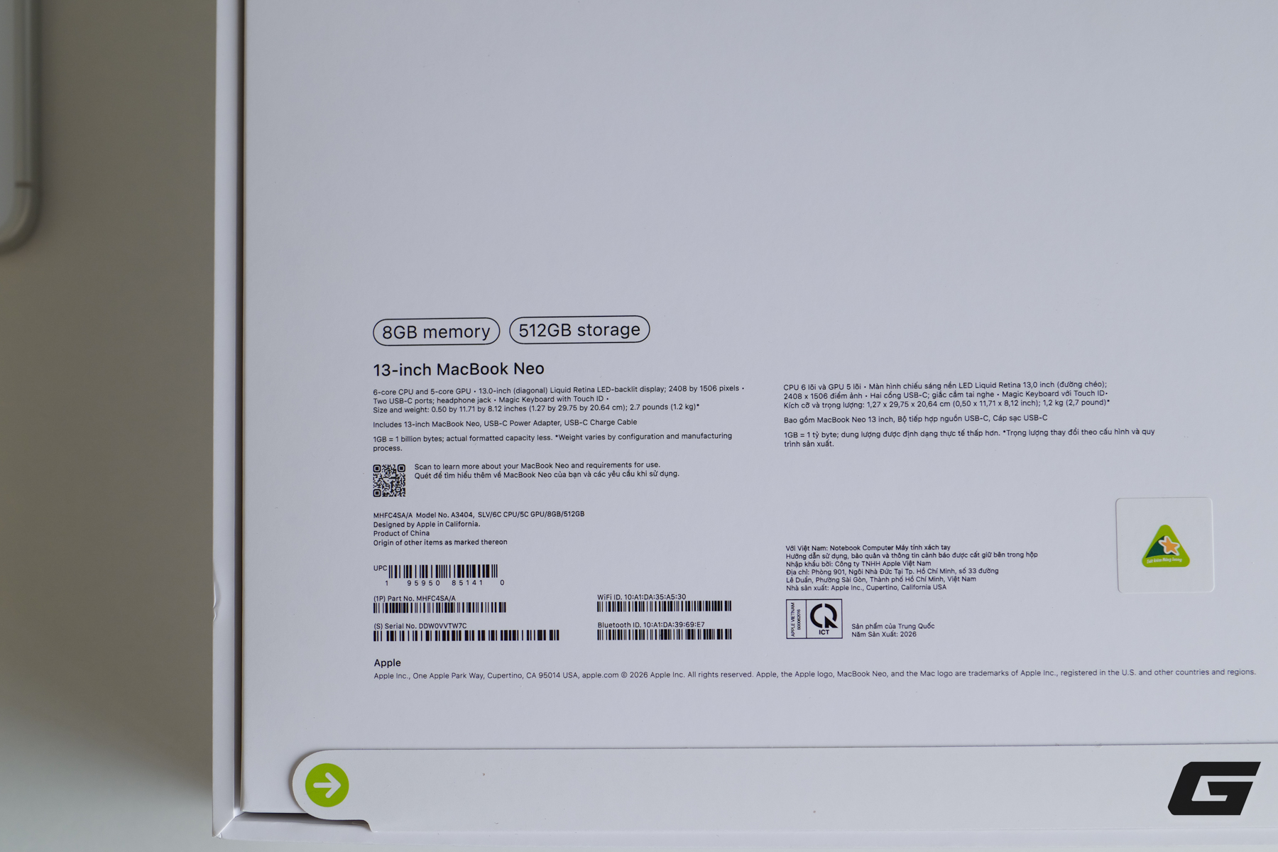 Đây rồi MacBook Neo chính hãng Việt Nam: Thiết kế quá ngon trong tầm giá, hứa hẹn thu hút không ít người dùng Win chuyển sang- Ảnh 1.