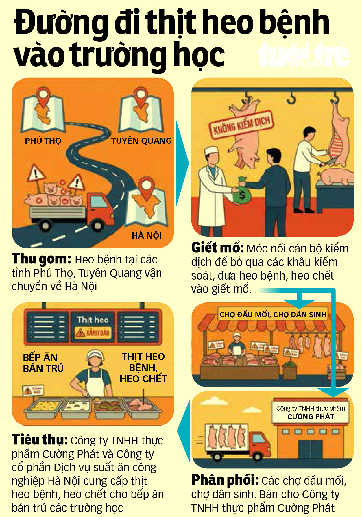 Thịt heo bệnh - Ảnh 3.