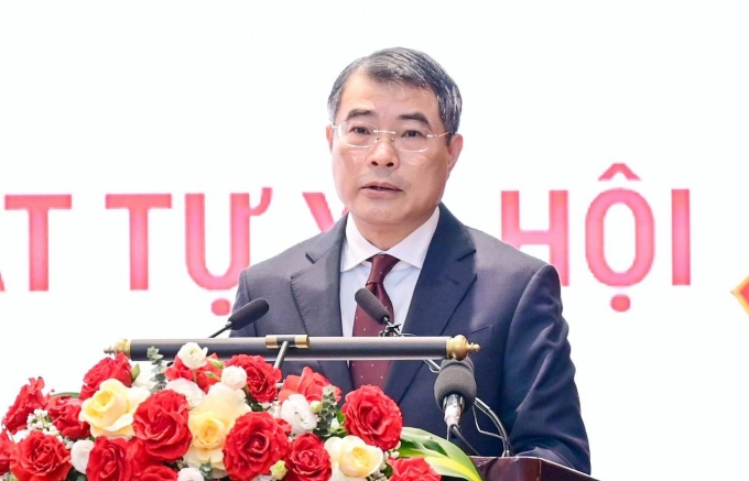 Thủ tướng Lê Minh Hưng phát biểu tại lễ kỷ niệm, sáng 12/4. Ảnh: Phạm Dự