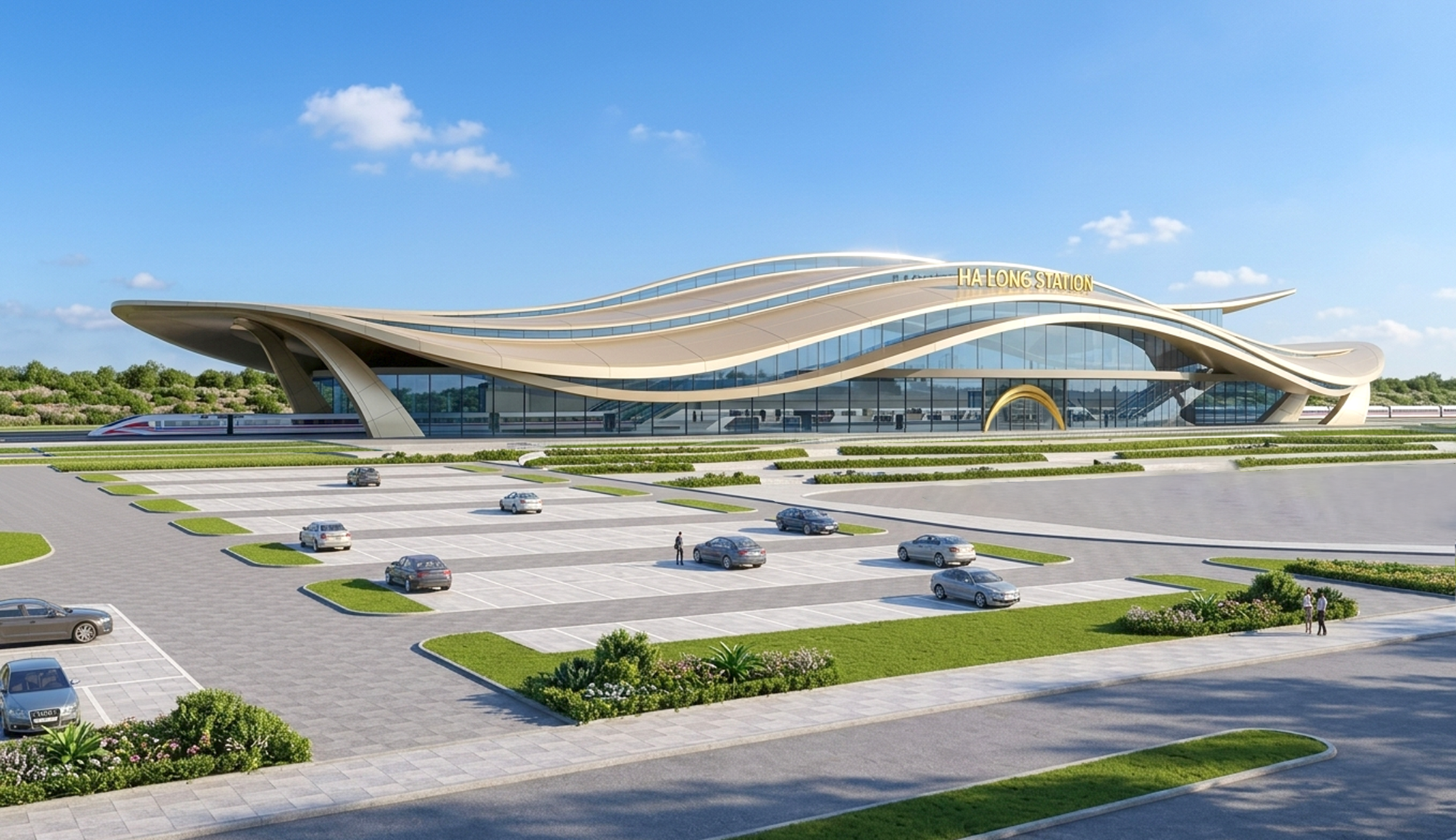 Thủ tướng dự lễ khởi công dự án tuyến đường sắt tốc độ cao Hà Nội - Quảng Ninh 2 đường sắt tốc độ cao - Ảnh 2.