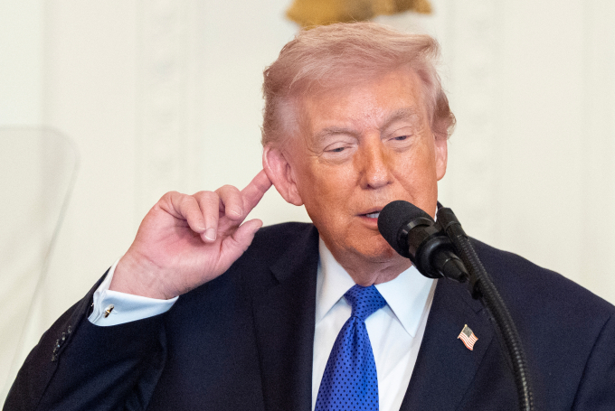 Tổng thống Mỹ Donald Trump tại Nhà Trắng ngày 2/3. Ảnh: AP