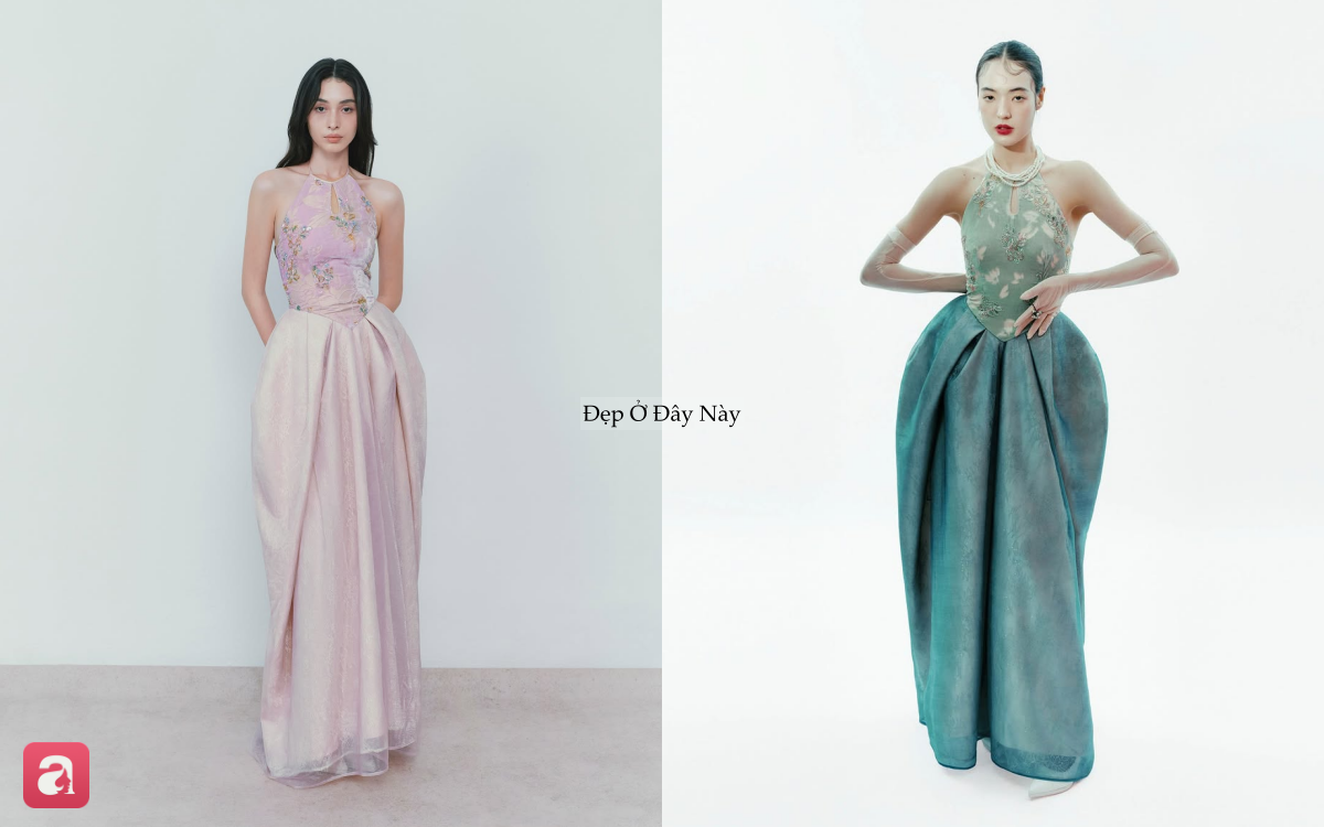 Trần Đô Linh và Điền Hi Vi bất phân thắng bại khi đụng đầm local brand Việt- Ảnh 2.