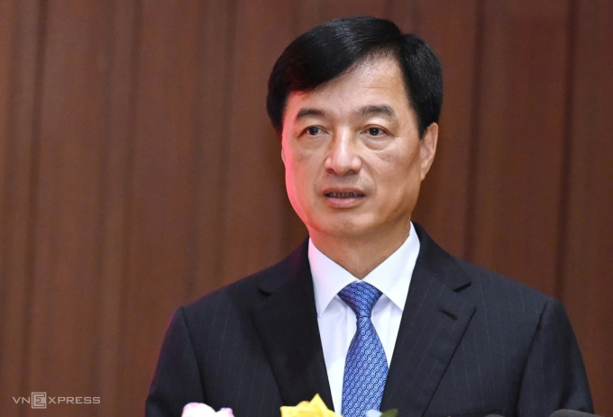 Trưởng ban Tổ chức Trung ương Nguyễn Duy Ngọc (nguyên Bí thư Thành ủy Hà Nội) phát biểu tại hội nghị chiều 8/4. Ảnh: Giang Huy