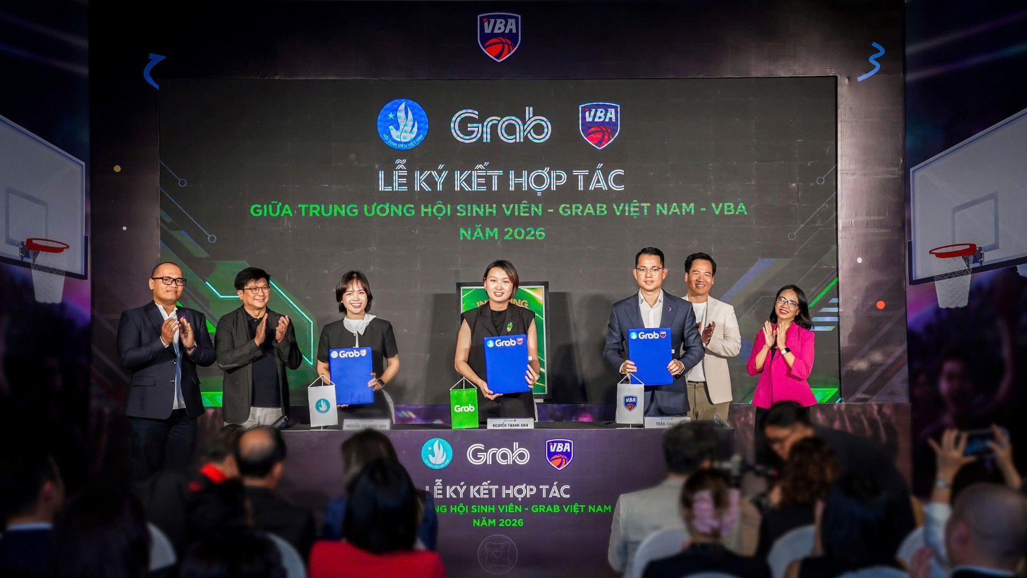 Trung ương Hội Sinh viên Việt Nam, Grab và VBA hợp tác phát triển tài năng trẻ- Ảnh 1. Trung ương Hội Sinh viên Việt Nam, Grab và VBA hợp tác phát triển tài năng trẻ- Ảnh 1.