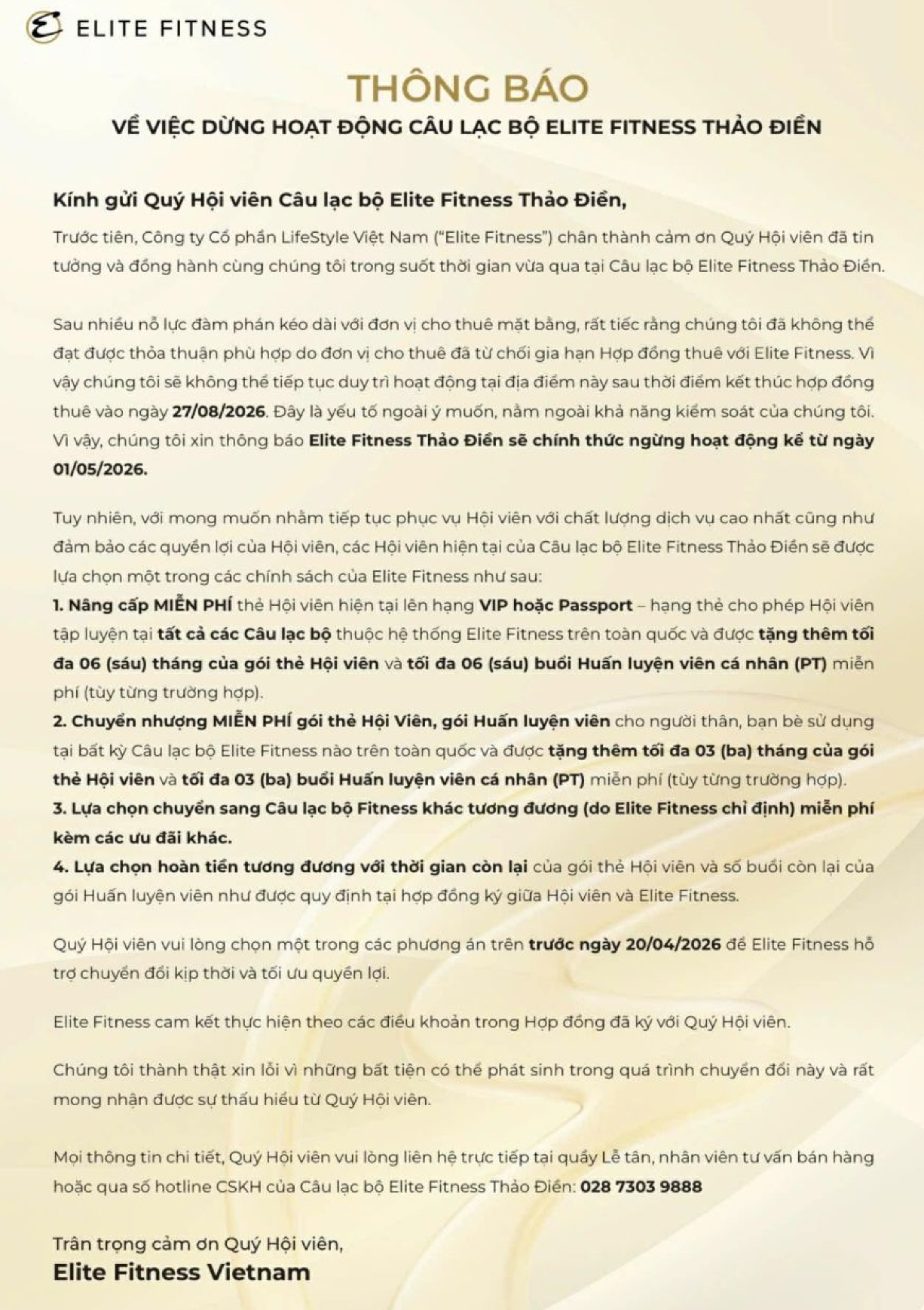 Từng là chuỗi phòng gym sang xịn bậc nhất, Elite Fitness vì sao đóng cửa toàn bộ chi nhánh tại TP.HCM?- Ảnh 1.