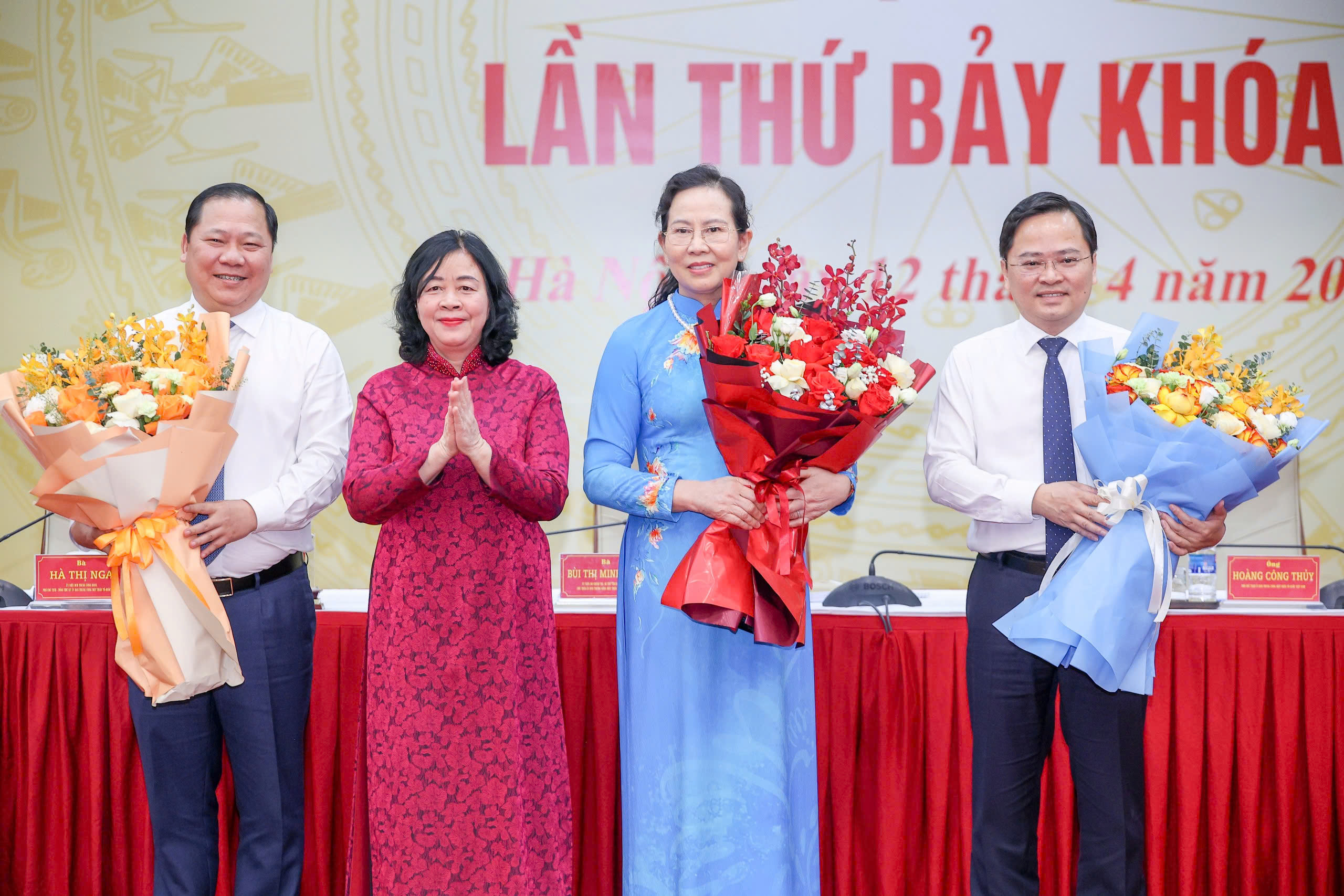 Ủy ban Trung ương MTTQ Việt Nam bổ nhiệm 3 Phó Chủ tịch mới cho nhiệm kỳ 2024 - 2029 - Ảnh 1.