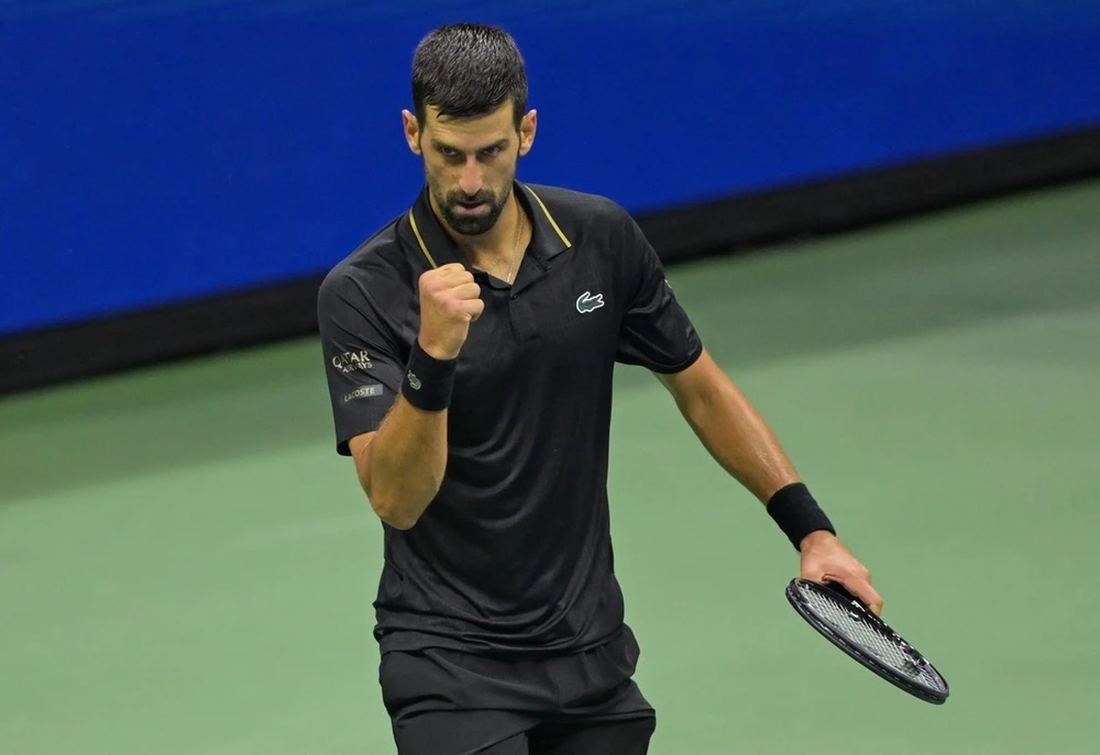 Tay vợt Djokovic. Ảnh: ATP Djokovic đấu khẩu với khán giả Mỹ