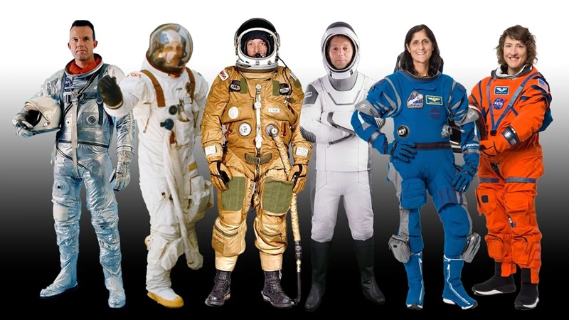 Vì sao phi hành gia Artemis II mặc đồ màu cam thay vì màu trắng như Apollo? 1 phi hành gia - Ảnh 1.