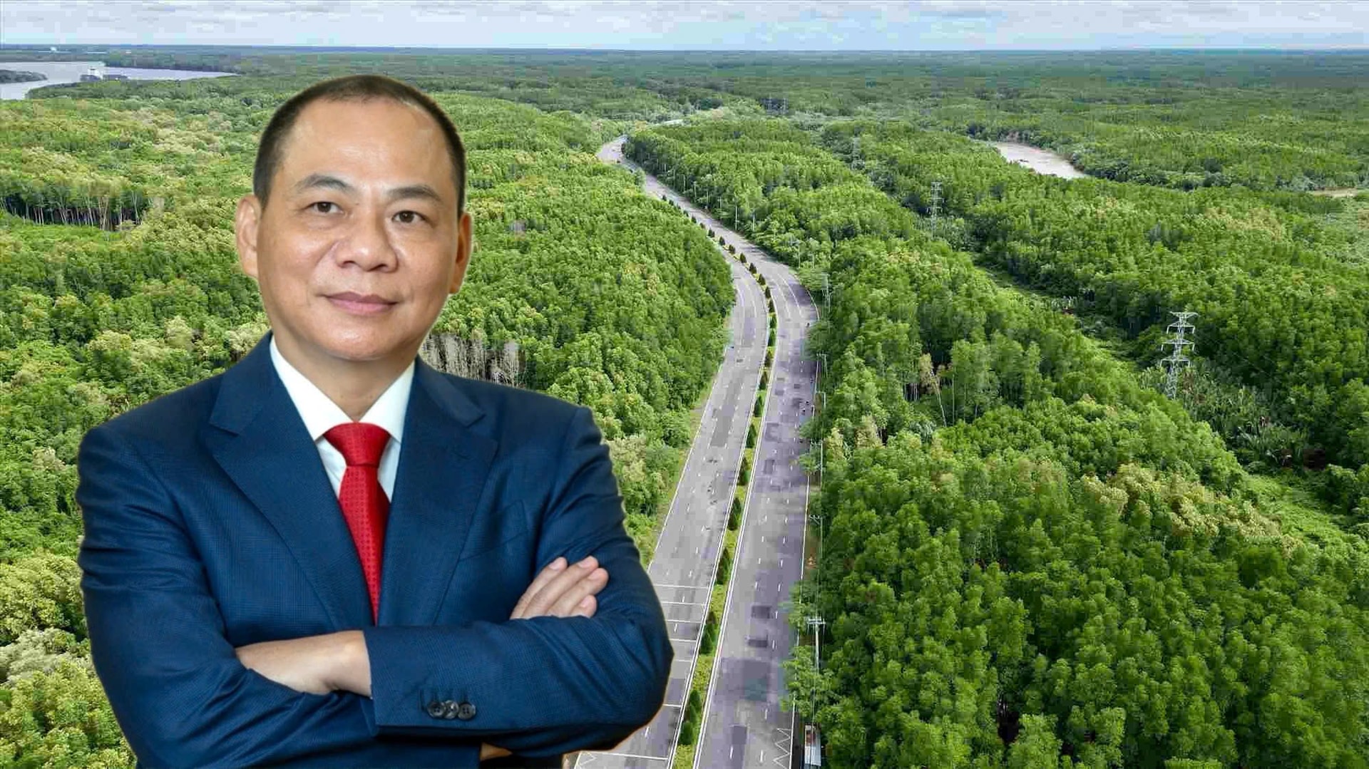 Vingroup của tỷ phú Phạm Nhật Vượng muốn chi 19.000 tỷ mở rộng tuyến đường xuyên rừng ngập mặn đẹp nhất cả nước, nối thẳng đại đô thị 10 tỷ USD lên 10 làn- Ảnh 1.