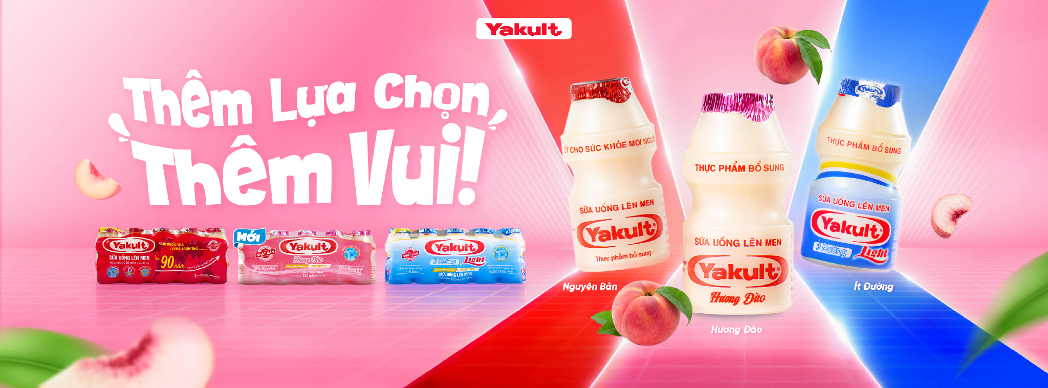 Yakult Hương Đào mới chính thức ra mắt (Nguồn: Yakult Việt Nam)